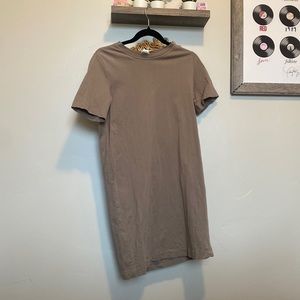 Light brown tshirt dress